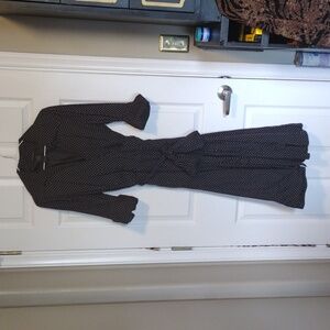 Black and white polka dot dress by Lane Bryant size 14